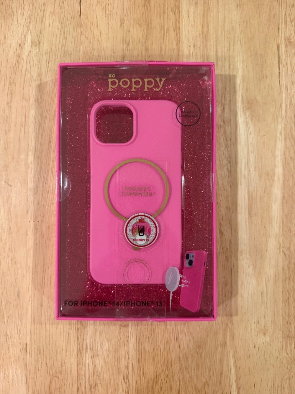 Brand New "XO POPPY" iPhone 13/14 Mag Safe Phone Case